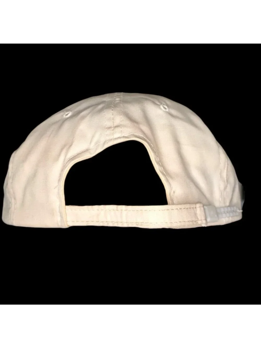 VTG‎ John Deere Ball Rope Hat Cap Adjustable Slide Cursive White 80s Youngan